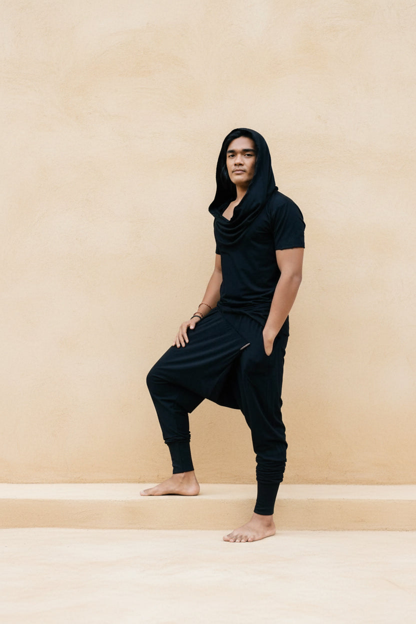 VALO Design Pants BAMBOO NINJA - Premium harem pants from stretchy bamboo