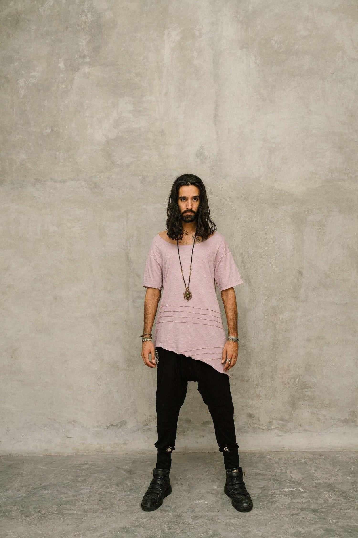 KIVI Tee - a loose fit bamboo t-shirt with asymmetric cuts - VALO Design Clothing