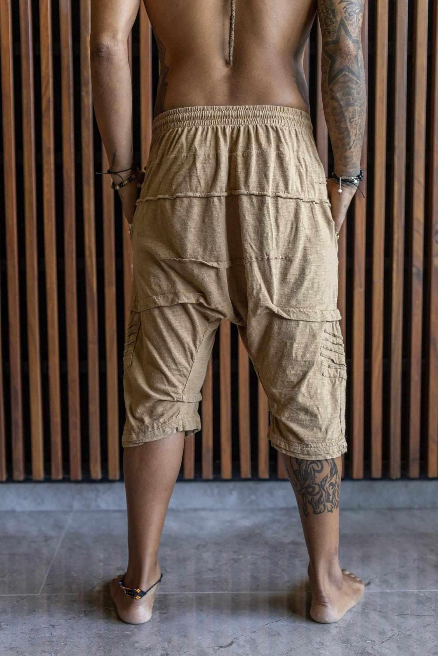VALO Design Shorts SAHARA – Crafted from 100% soft cotton terry fabric with unique stitching details for a distinctive and stylish look