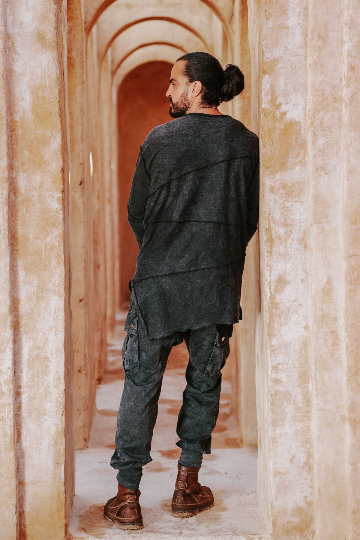 KELO Longsleeve - Asymmetric Stonewashed Cotton Shirt
