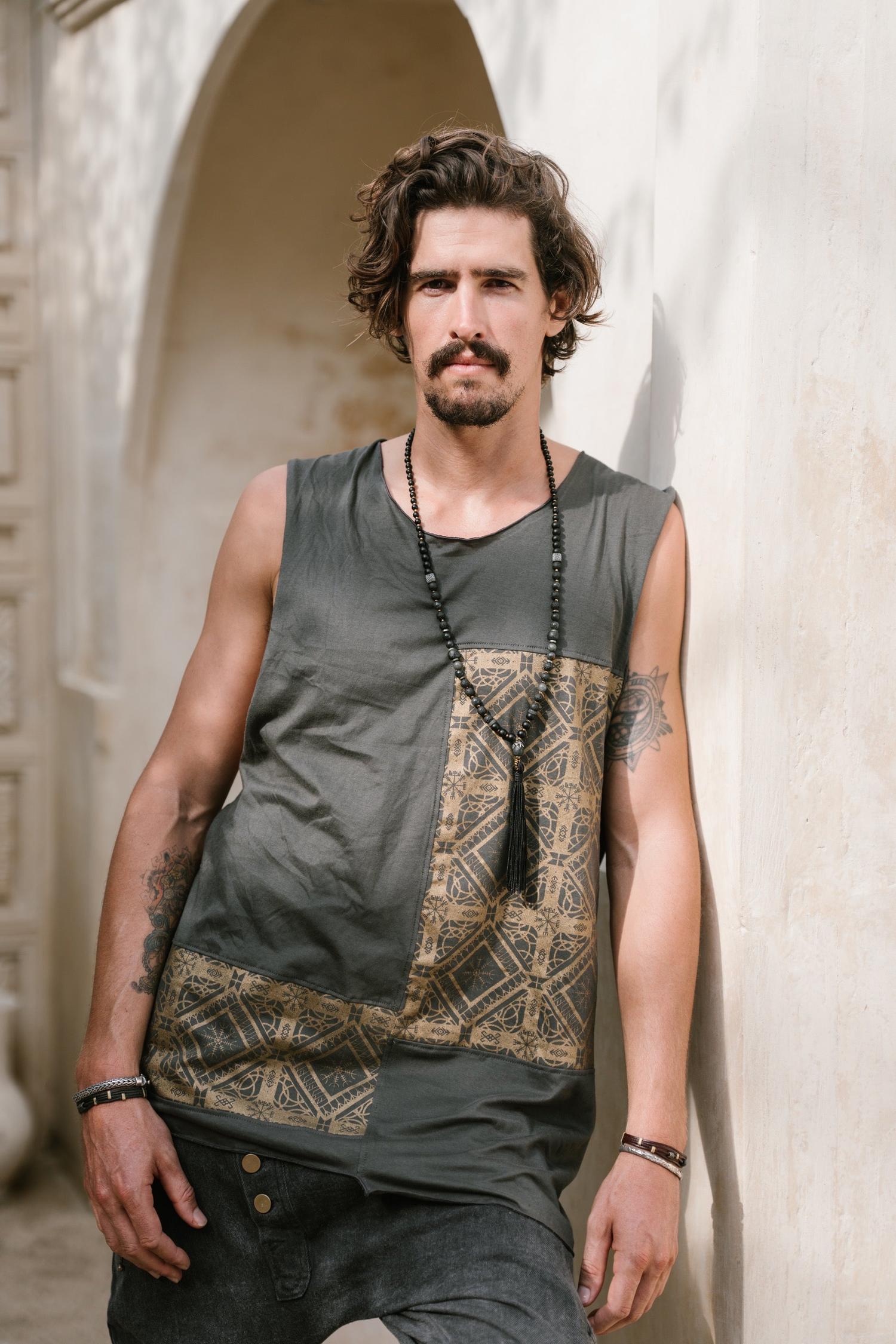 ILMA - Print Art Cotton Tank Top