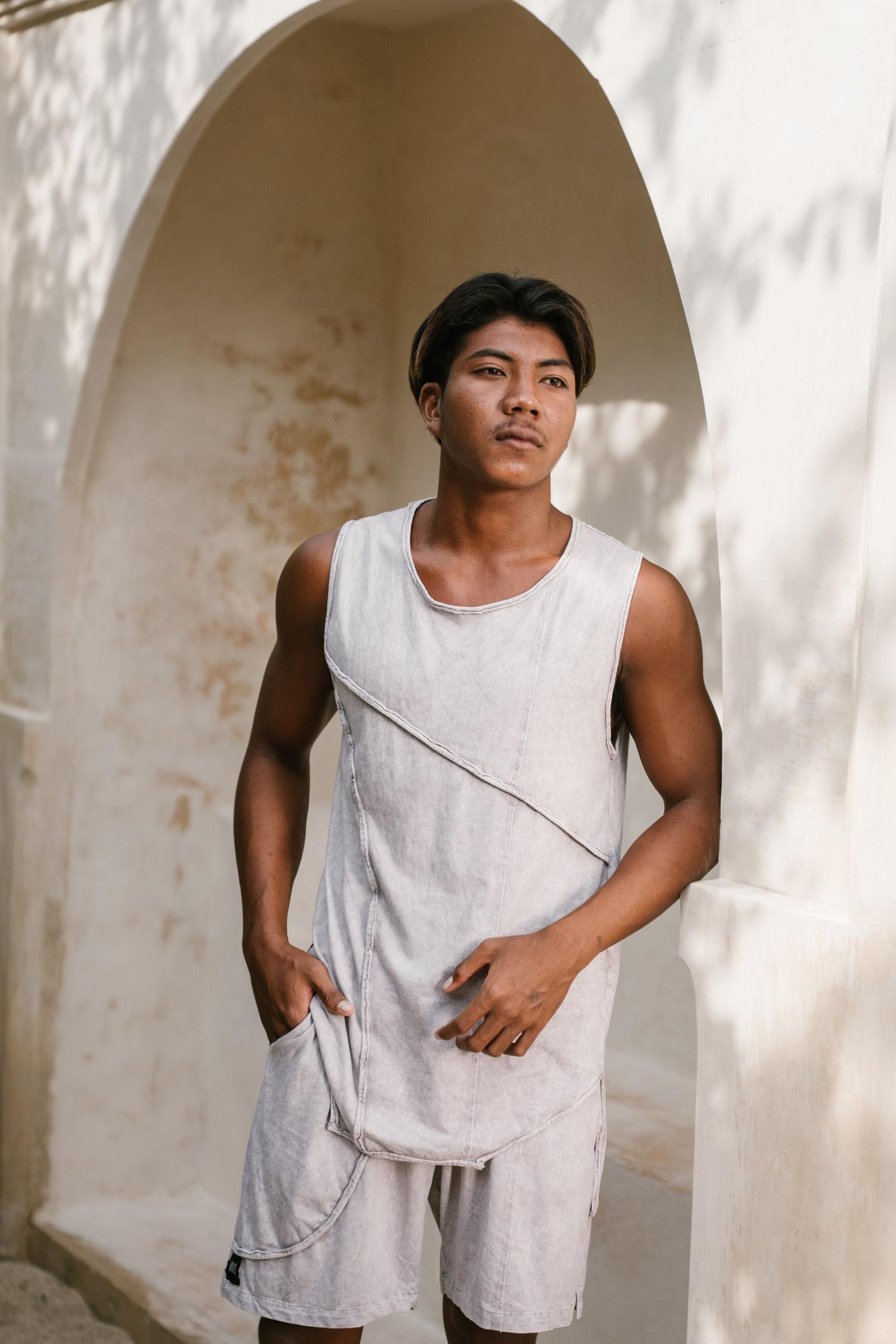 KELO SHORTS  and Tanktop - Light Stonewashed 
