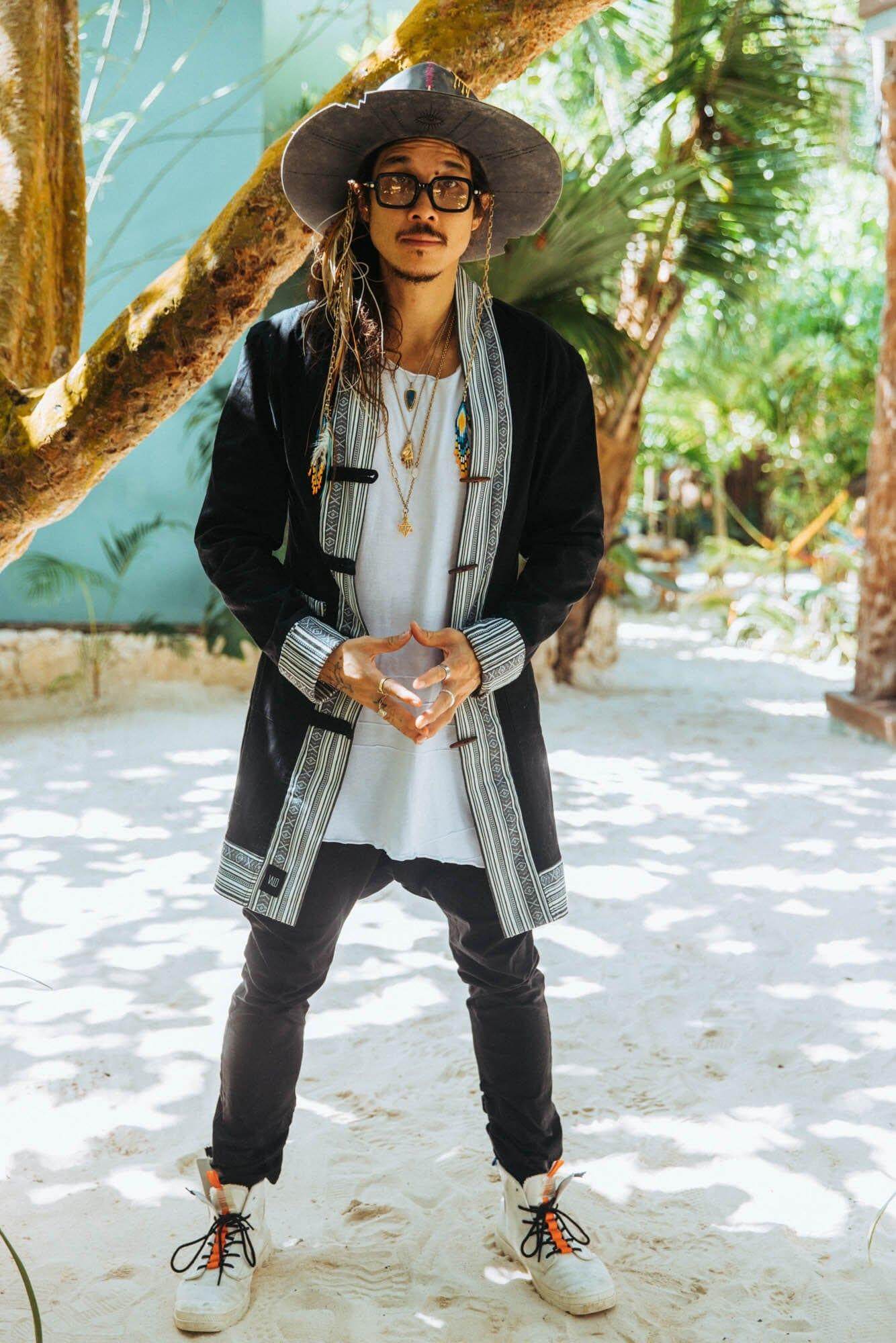 VALO Design Jackets NAVAJO - Long sleeve kimono style jacket with tribal detail