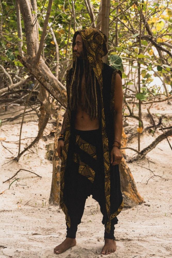 VALO Design Pants NINJA WARRIOR Bamboo - Stylish harem cut drop crotch trousers made with Bamboo Stretch