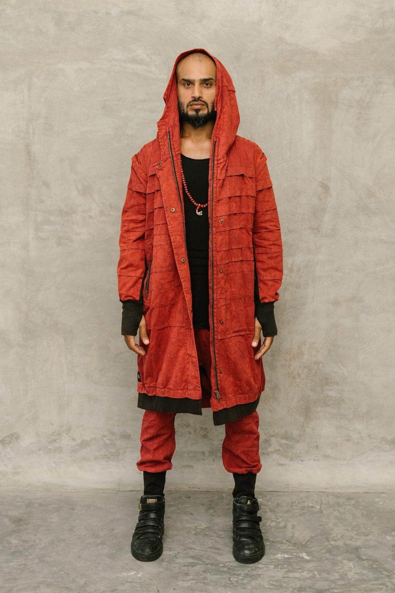 SISU Pants - Jogger style denim pants with two zipper pockets and drop crotch cut - VALO Design Clothing 