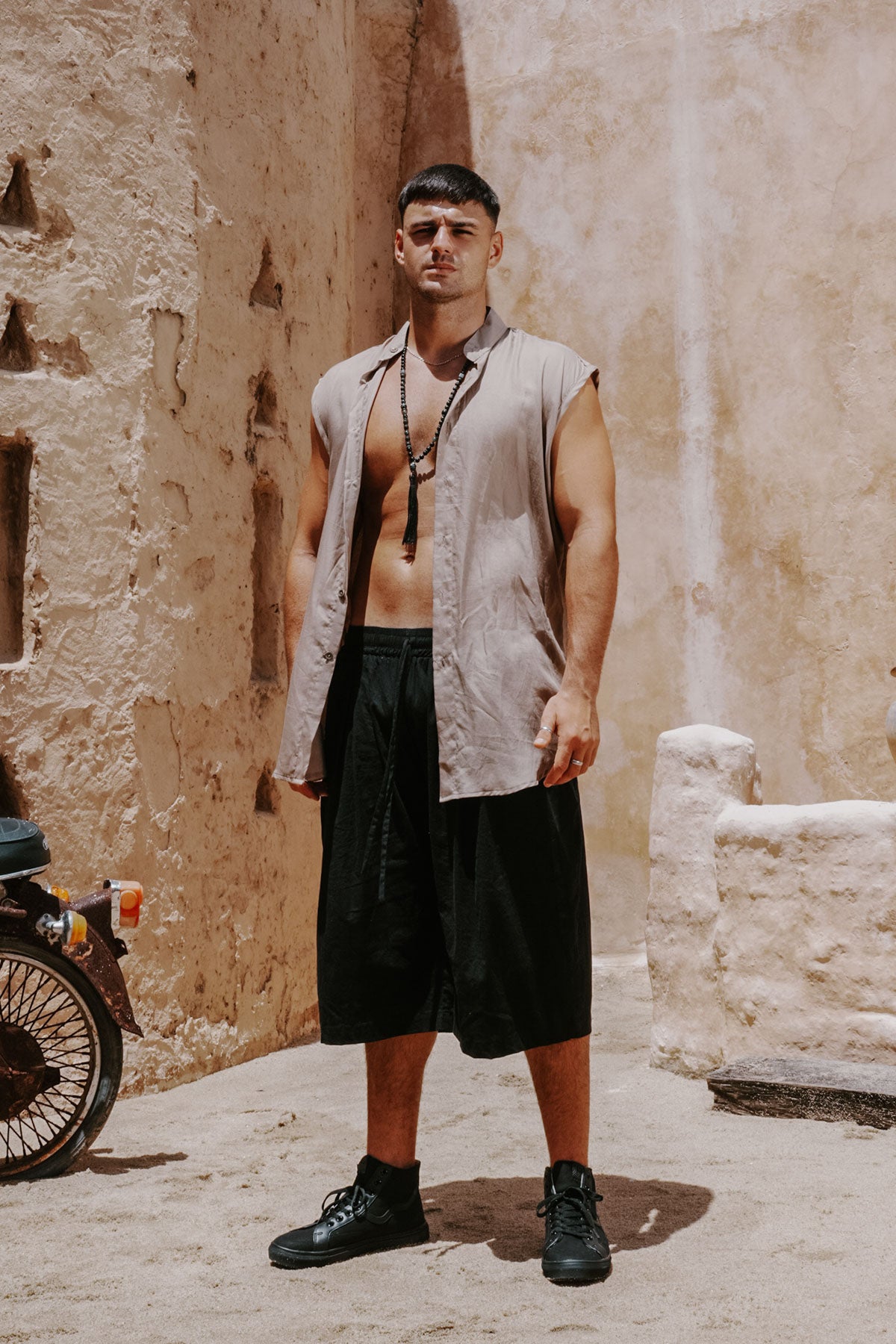 HAKAMA - Japanese Inspired Capri Pants