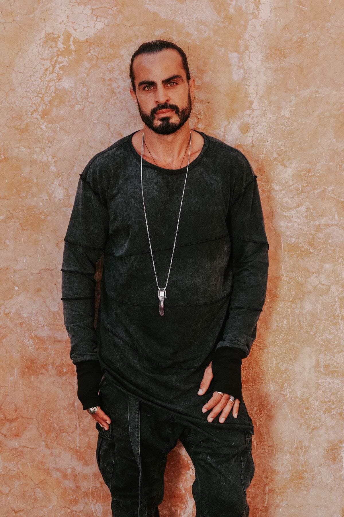 KELO Longsleeve - Asymmetric Stonewashed Cotton Shirt