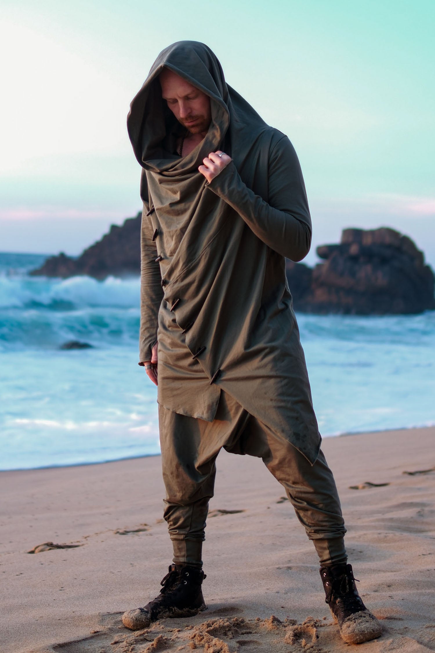 KENOBI Forest Green - Stylish Jedi Style Long-sleeve Hoodie