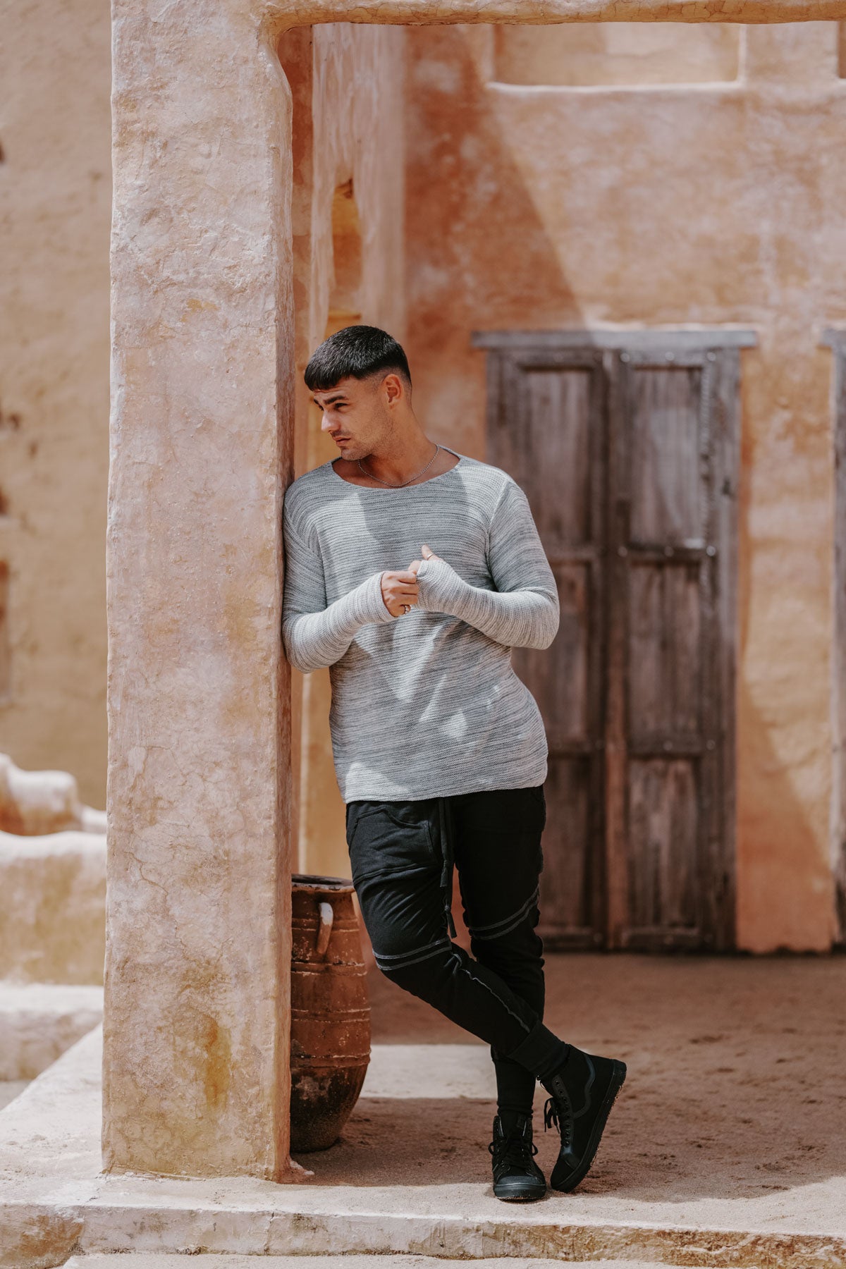 TULI Knit 2.0 - Oversized Round Neck Knit Long Sleeve