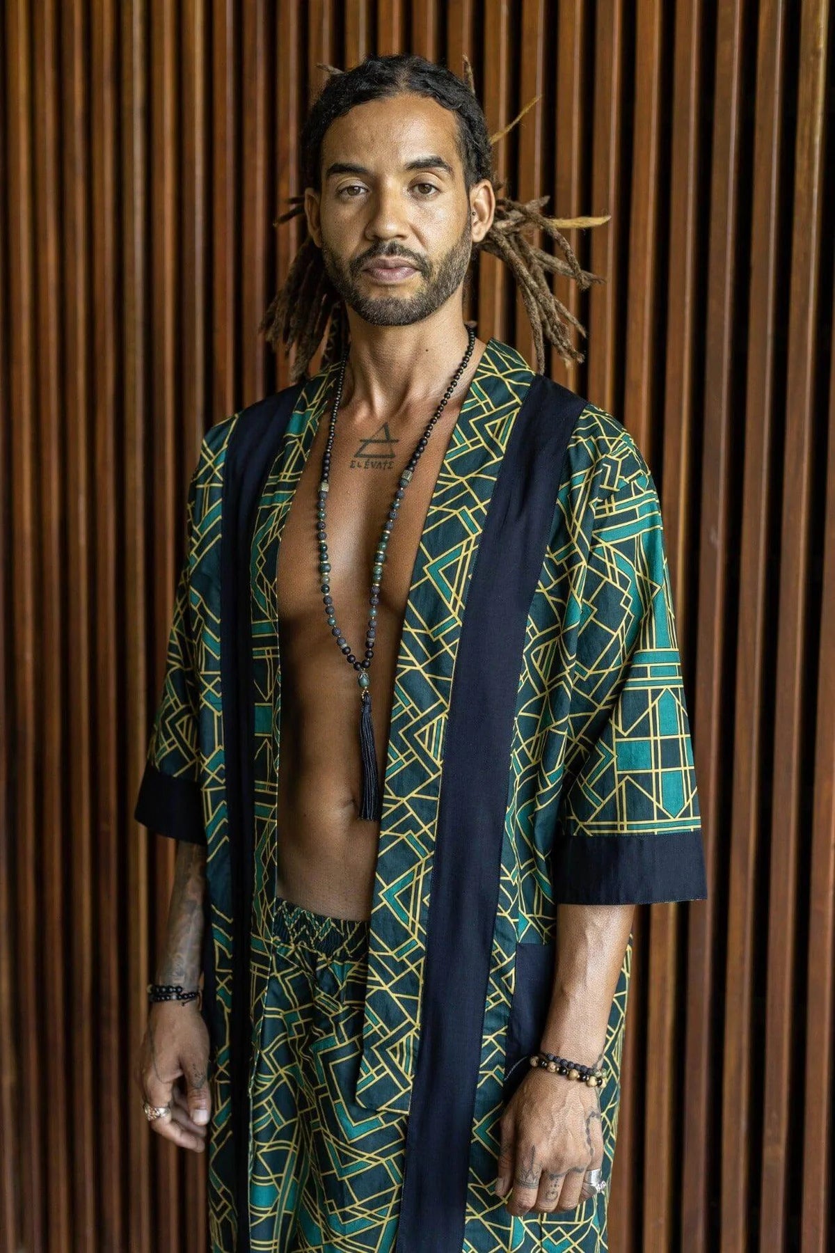 Valo Spirit Outfit - Green Geometric-Outfit-VALO Design Clothing